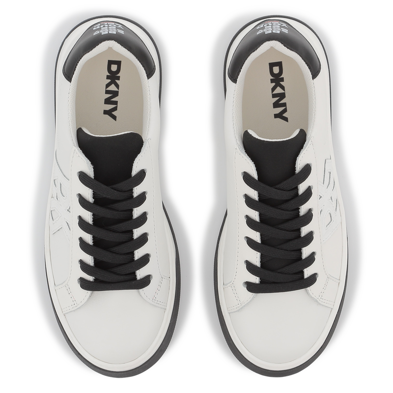 Leather lace-up sneakers DKNY 
                    UNISEX