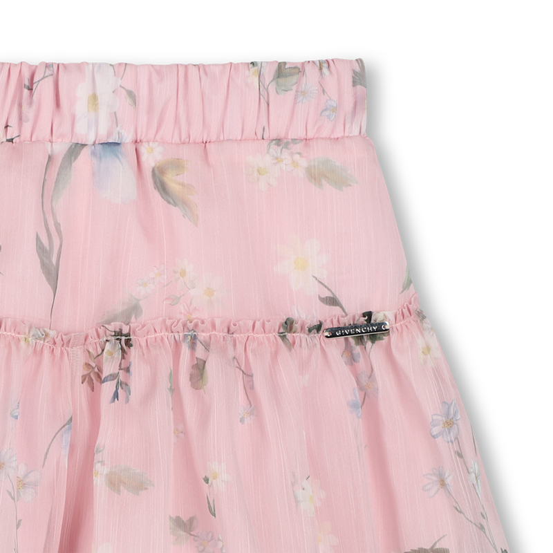 Floral shorts with frill GIVENCHY 
                    GIRL