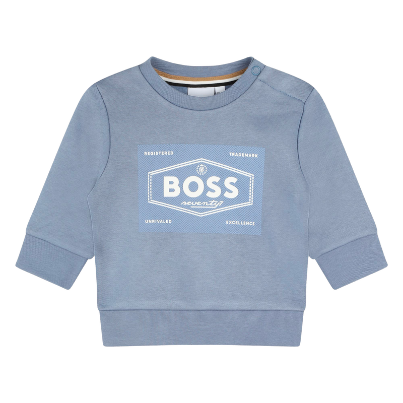 Round-Neck Fleece Sweatshirt BOSS 
                    BOY
