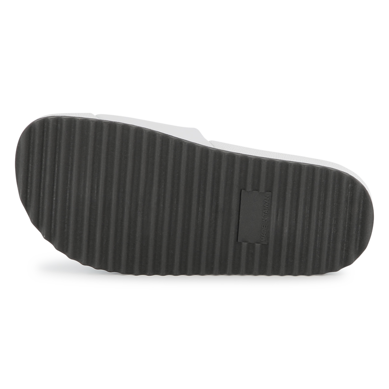 Sliders with raised print KARL LAGERFELD KIDS 
                    GIRL