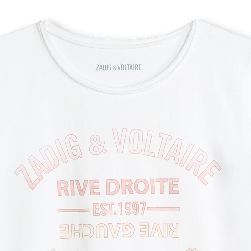 Cotton Illustration T-Shirt ZADIG & VOLTAIRE 
                    GIRL