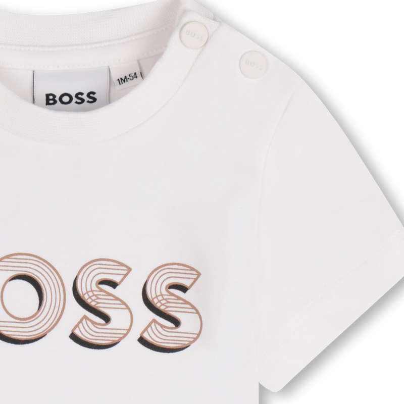 T-shirt with logo print BOSS 
                    BOY