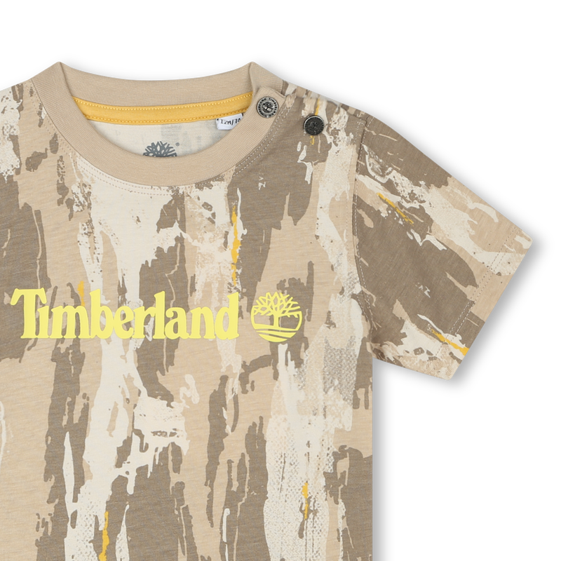 Short-Sleeved Cotton T-Shirt TIMBERLAND 
                    BOY