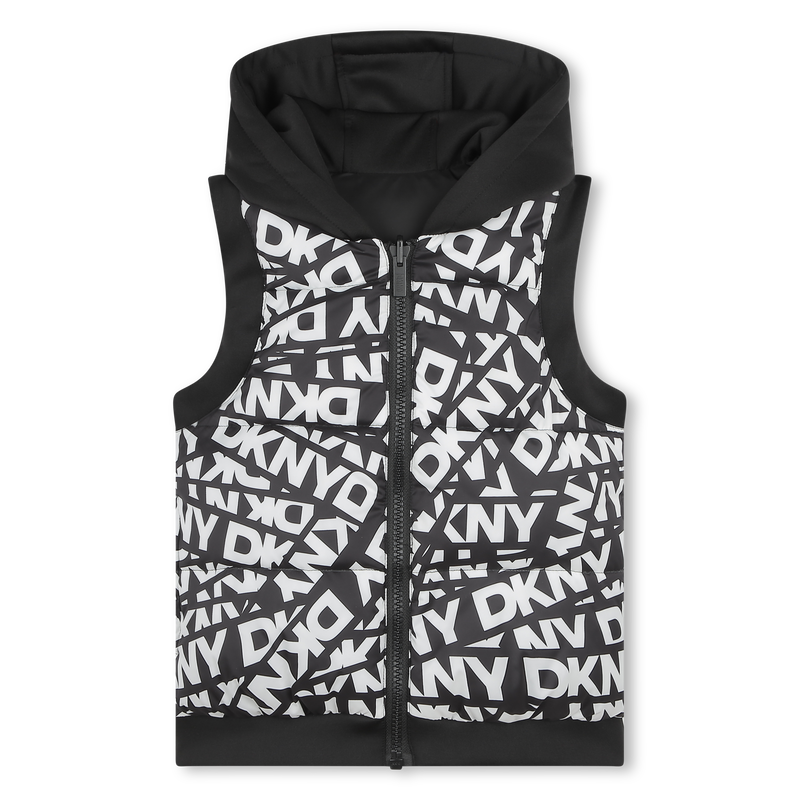 Hooded Puffer Vest DKNY 
                    UNISEX