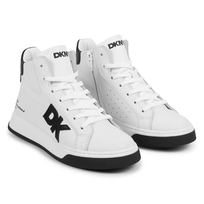 Lace-Up Leather Sneakers DKNY 
                    UNISEX