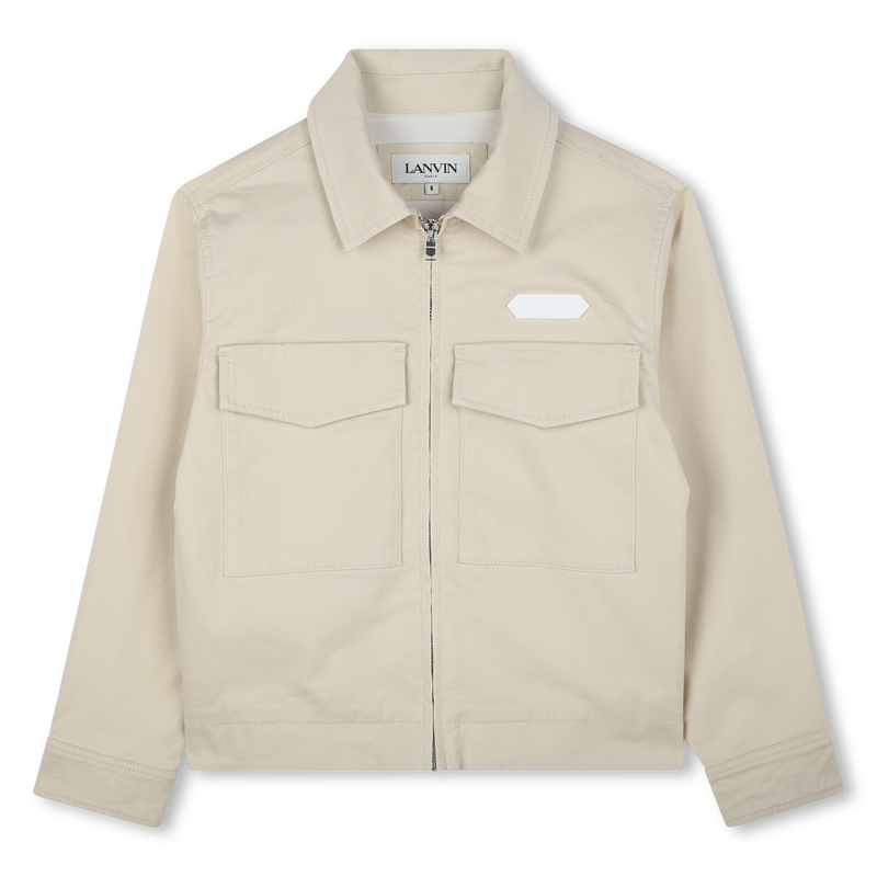 Embroidered cotton jacket LANVIN 
                    BOY