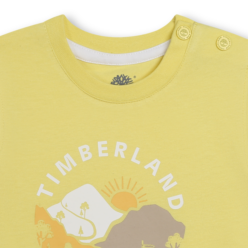 Short-Sleeved Cotton T-Shirt TIMBERLAND 
                    BOY