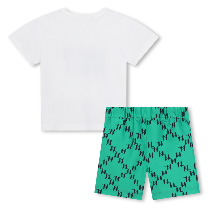 Printed Swim Ensemble KARL LAGERFELD KIDS 
                    BOY