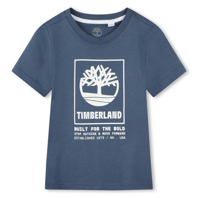 Short-Sleeved Cotton T-Shirt TIMBERLAND 
                    BOY