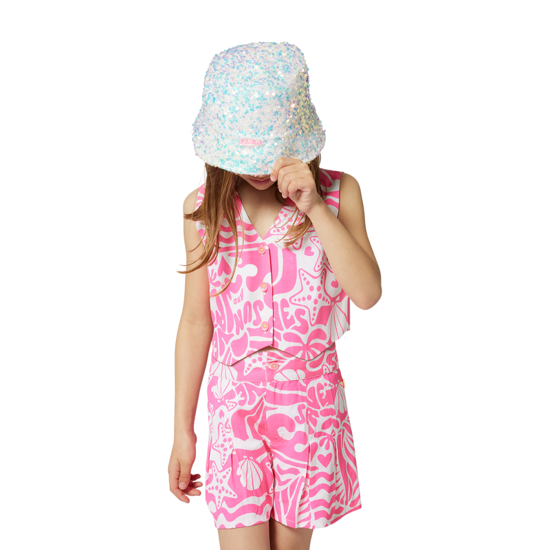 Patterned viscose shorts BILLIEBLUSH 
                    GIRL