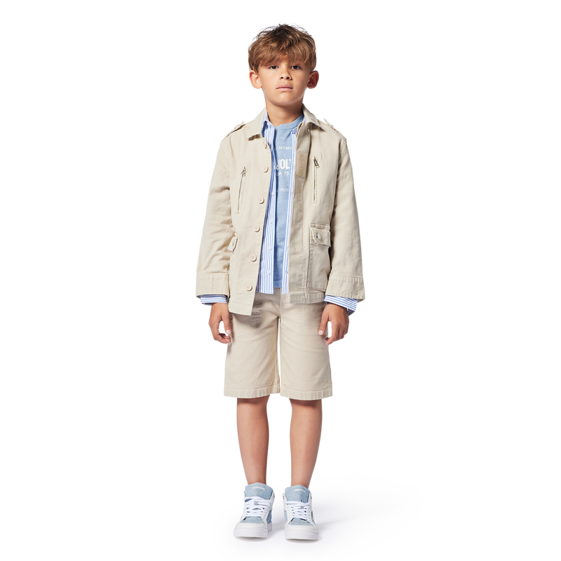 Embroidered Bermuda shorts ZADIG & VOLTAIRE 
                    BOY
