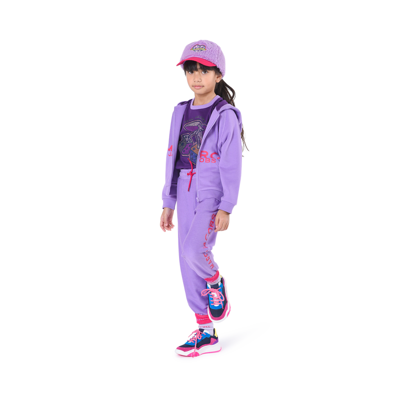 Hooded zipped sweatshirt THE MARC JACOBS 
                    GIRL