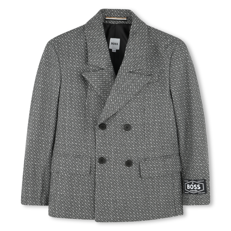 Checked Suit Jacket BOSS 
                    BOY
