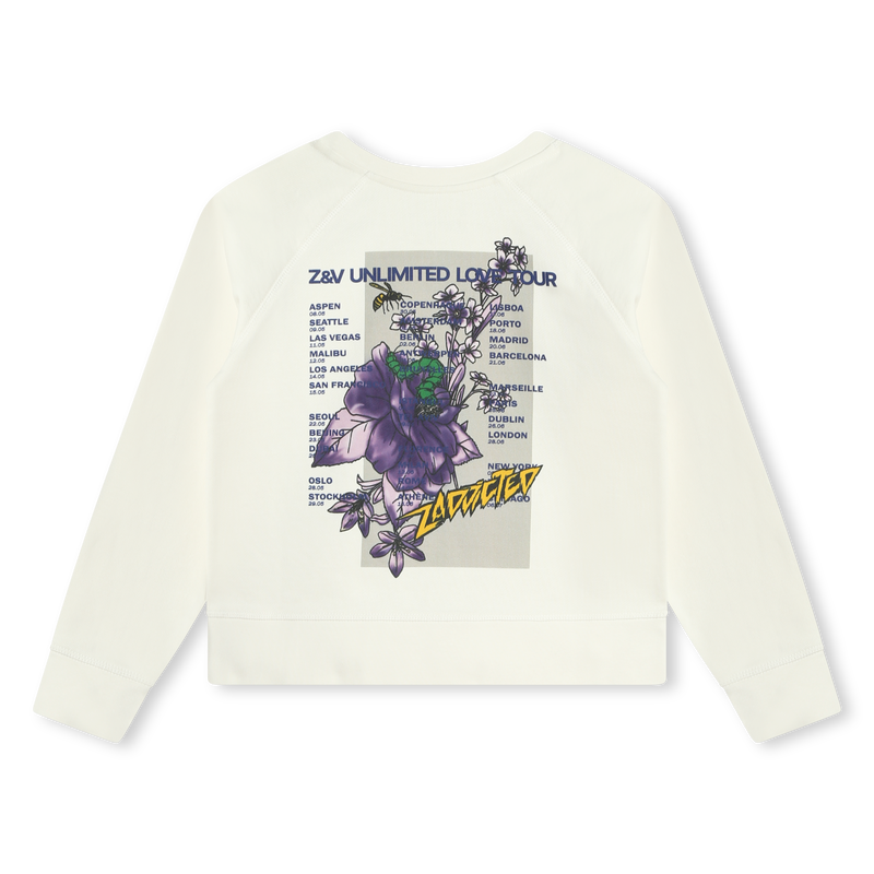 Fleece Cotton Sweatshirt ZADIG & VOLTAIRE 
                    GIRL