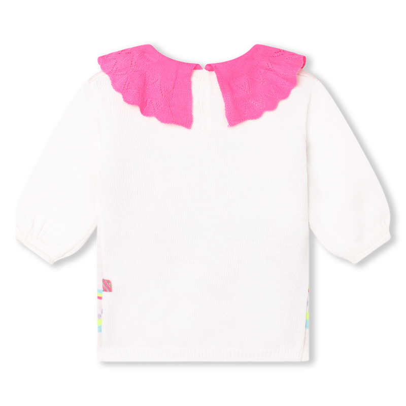 Contrast collar sweater dress BILLIEBLUSH 
                    GIRL
