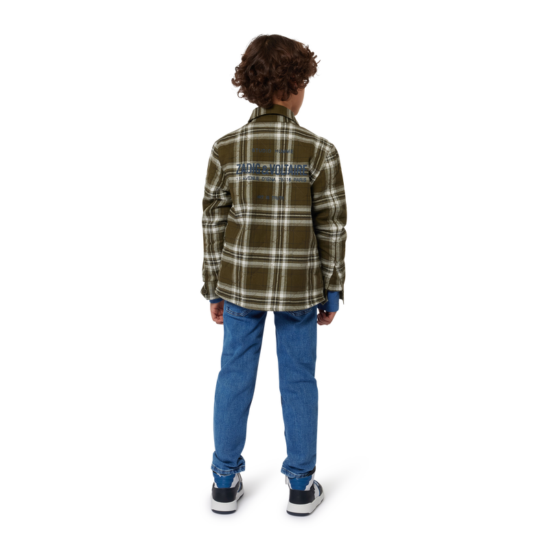 Quilted Cotton Shirt ZADIG & VOLTAIRE 
                    BOY