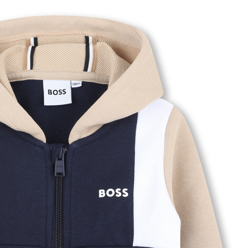 Zipped fleece sweatshirt BOSS 
                    BOY