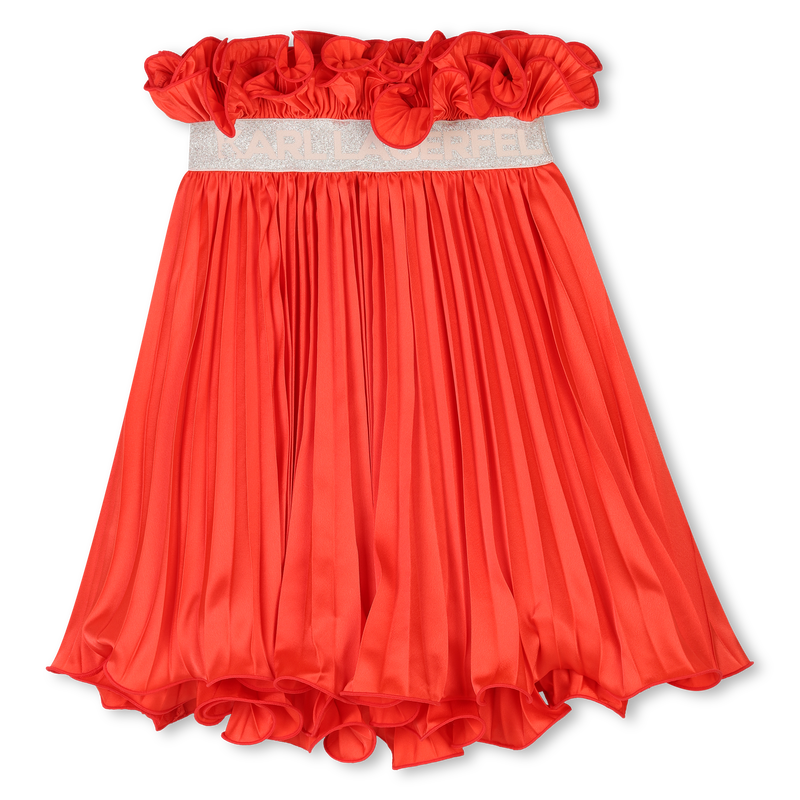 Pleated party skirt KARL LAGERFELD KIDS 
                    GIRL