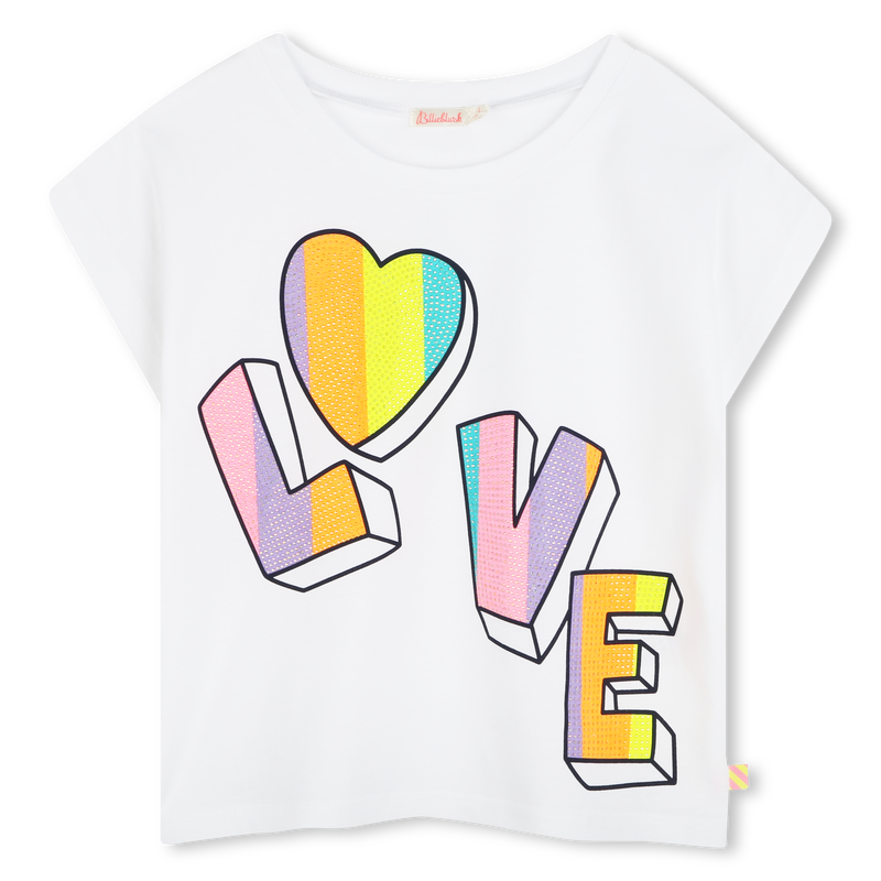 Loose T-shirt with studs BILLIEBLUSH 
                    GIRL