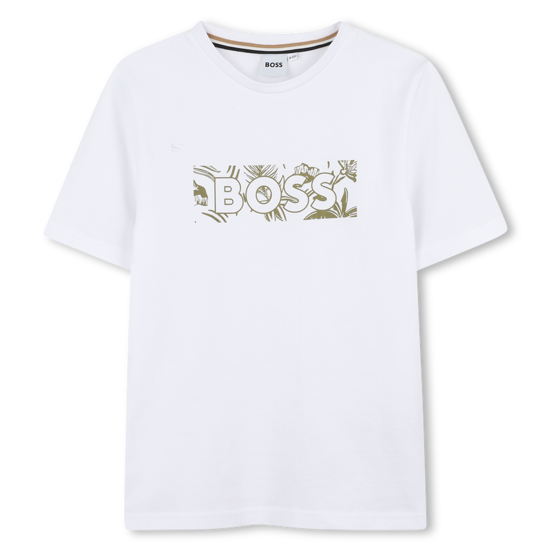 Short-sleeved cotton T-shirt BOSS 
                    BOY