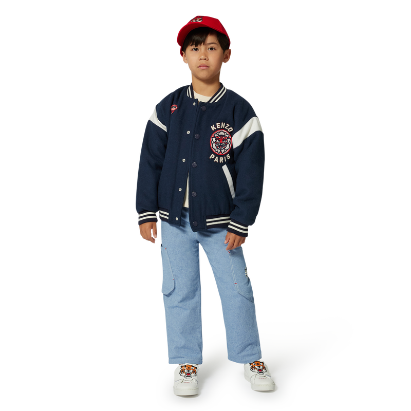Embroidered press-stud jacket KENZO KIDS 
                    BOY