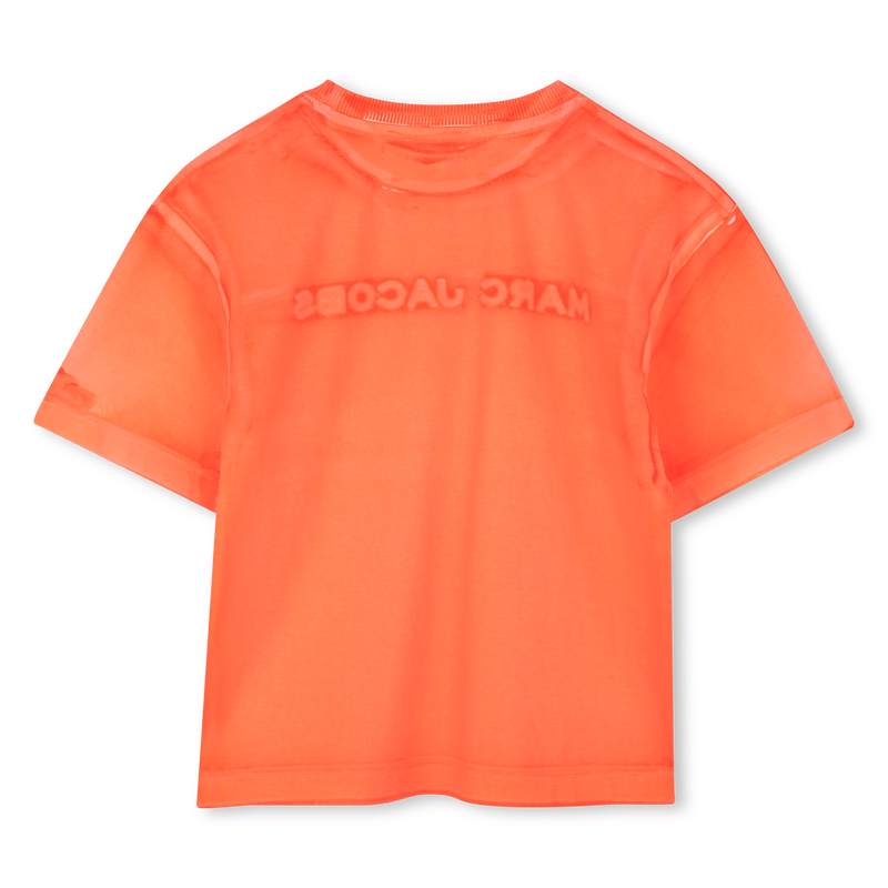 Embroidered cotton T-shirt THE MARC JACOBS 
                    UNISEX