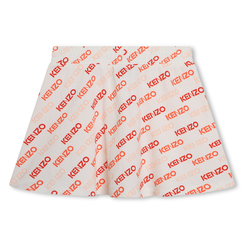 Printed pique fabric skirt KENZO KIDS 
                    GIRL