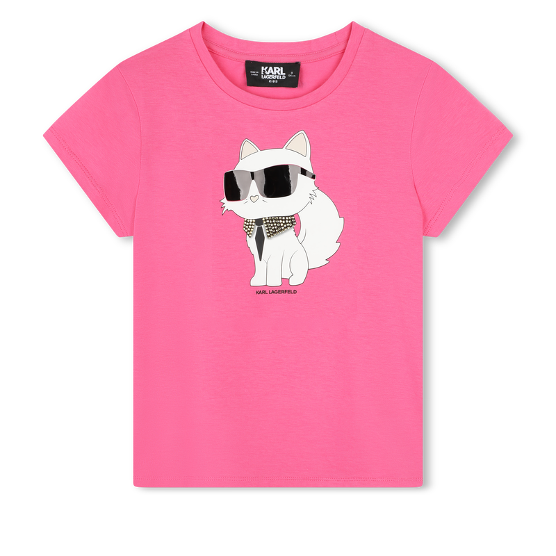 Short-Sleeved T-Shirt KARL LAGERFELD KIDS 
                    GIRL