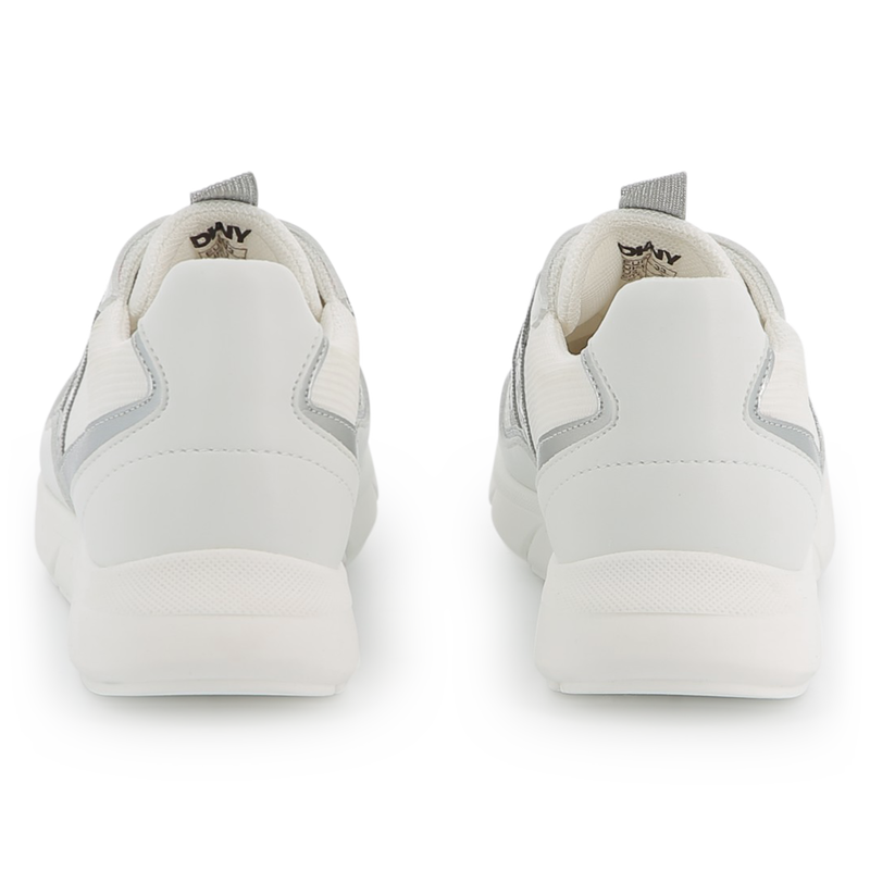 Two-material lace-up sneakers DKNY 
                    GIRL