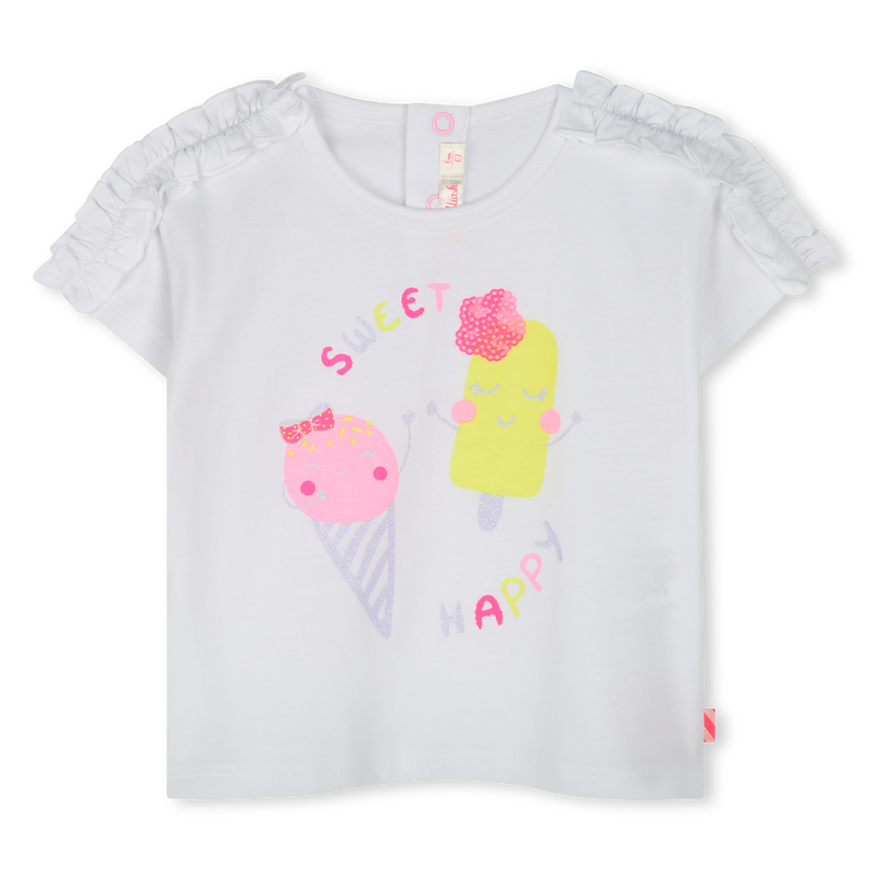 Short-sleeved cotton T-shirt BILLIEBLUSH 
                    GIRL