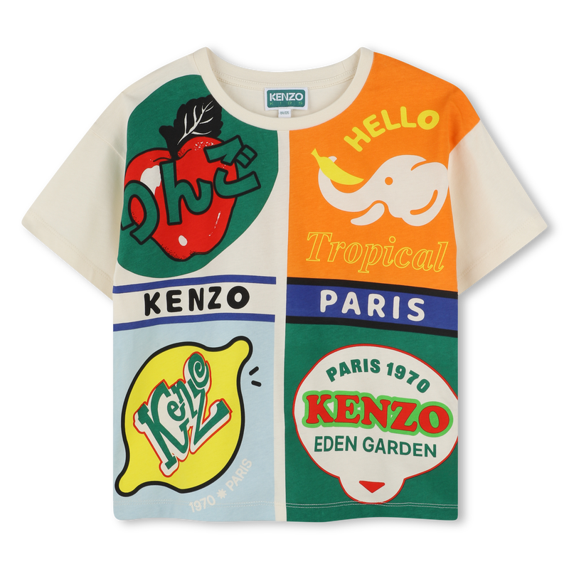 T-shirt with print KENZO KIDS 
                    GIRL