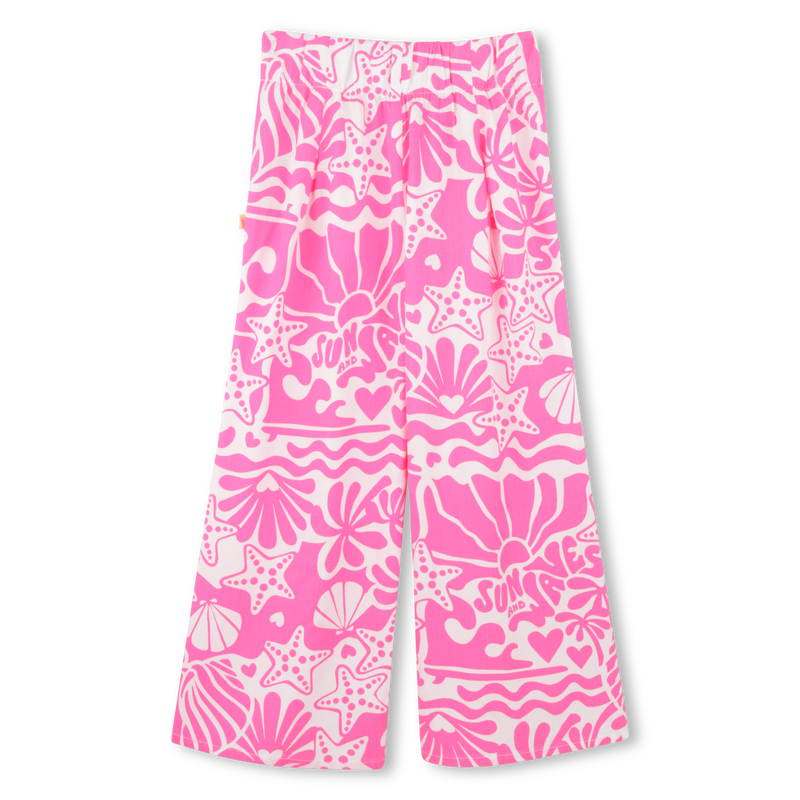 Wide patterned trousers BILLIEBLUSH 
                    GIRL