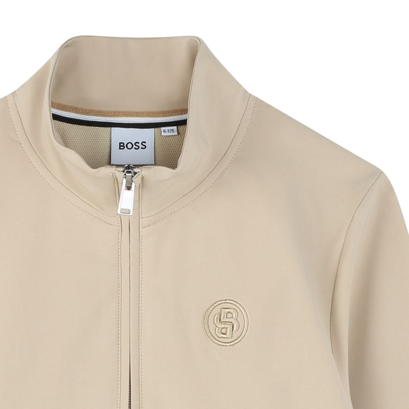 Plain zipped sweatshirt BOSS 
                    BOY