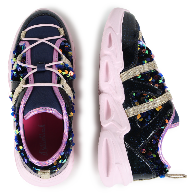 Elasticated Lace-Up Sneakers BILLIEBLUSH 
                    GIRL