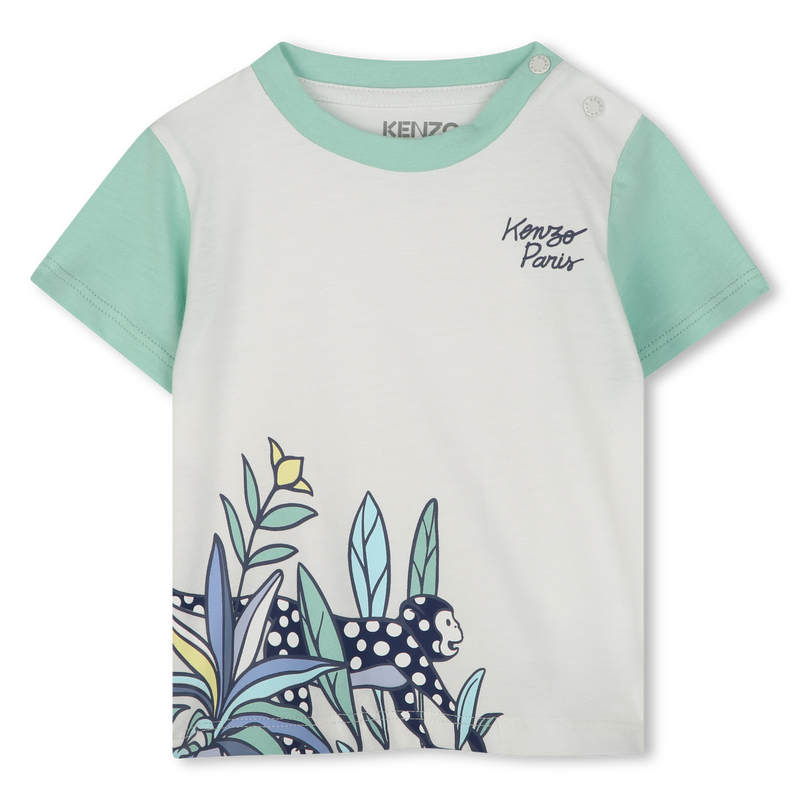 Cotton T-shirt and trousers KENZO KIDS 
                    BOY