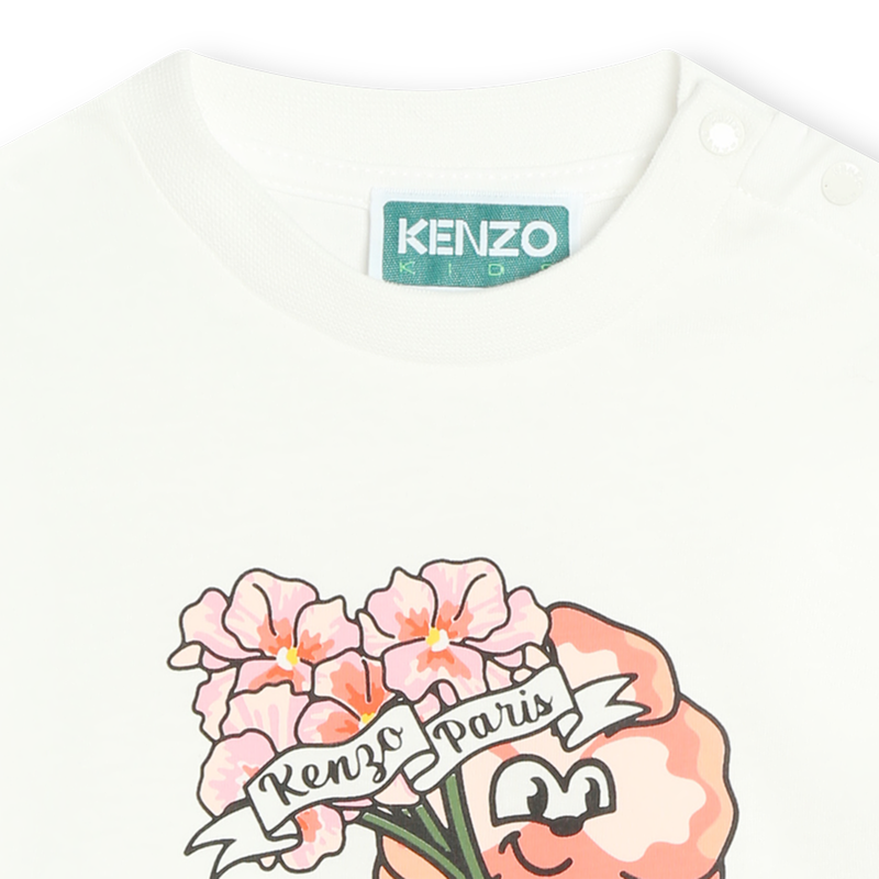 Printed cotton T-shirt KENZO KIDS 
                    GIRL