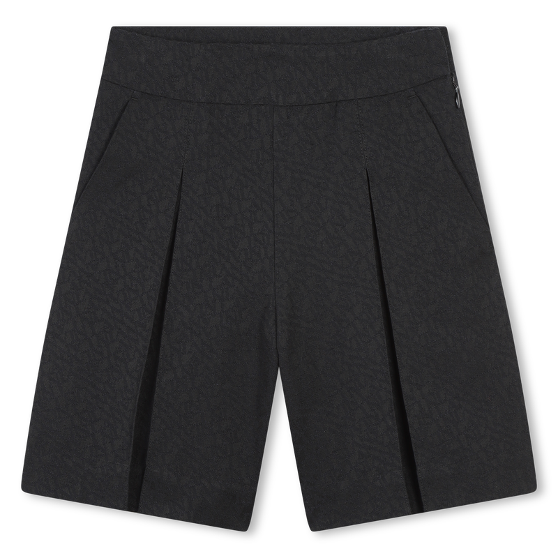 Flared Pleated Bermuda Shorts LANVIN 
                    GIRL