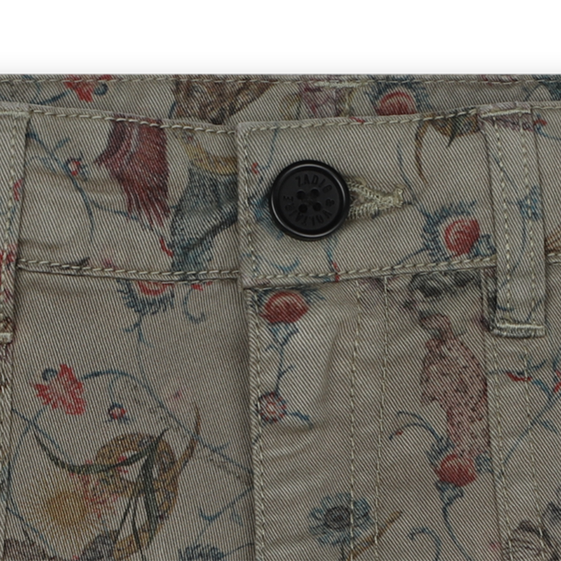 Printed Cotton Shorts ZADIG & VOLTAIRE 
                    GIRL