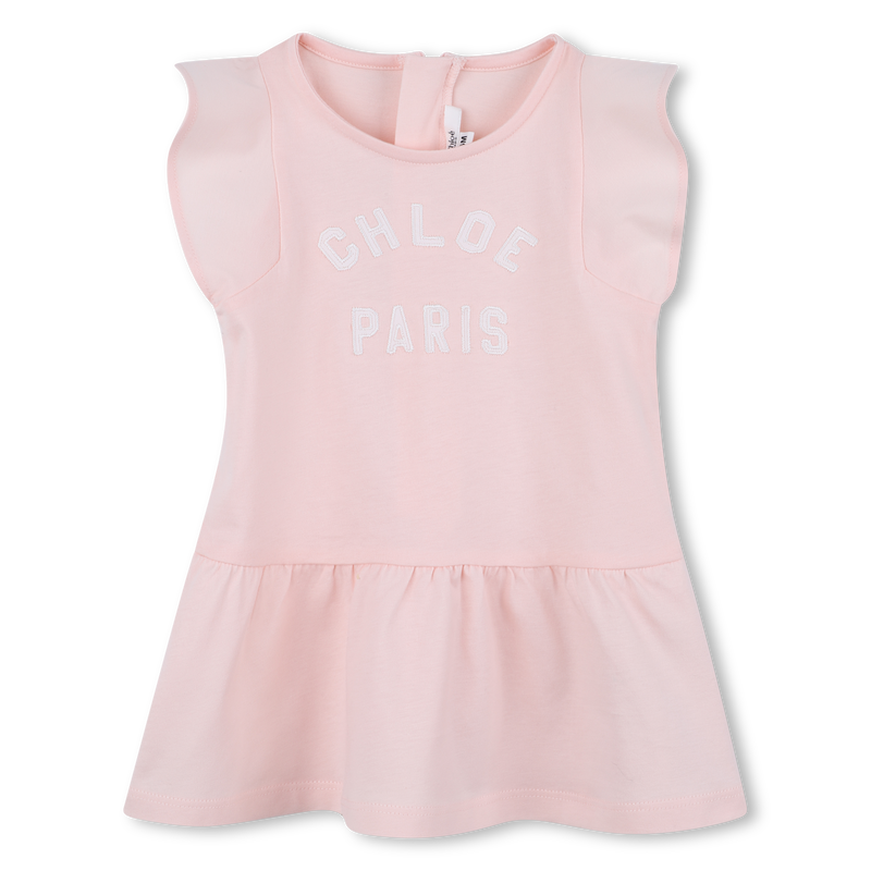Embroidered dress with frills CHLOE 
                    GIRL