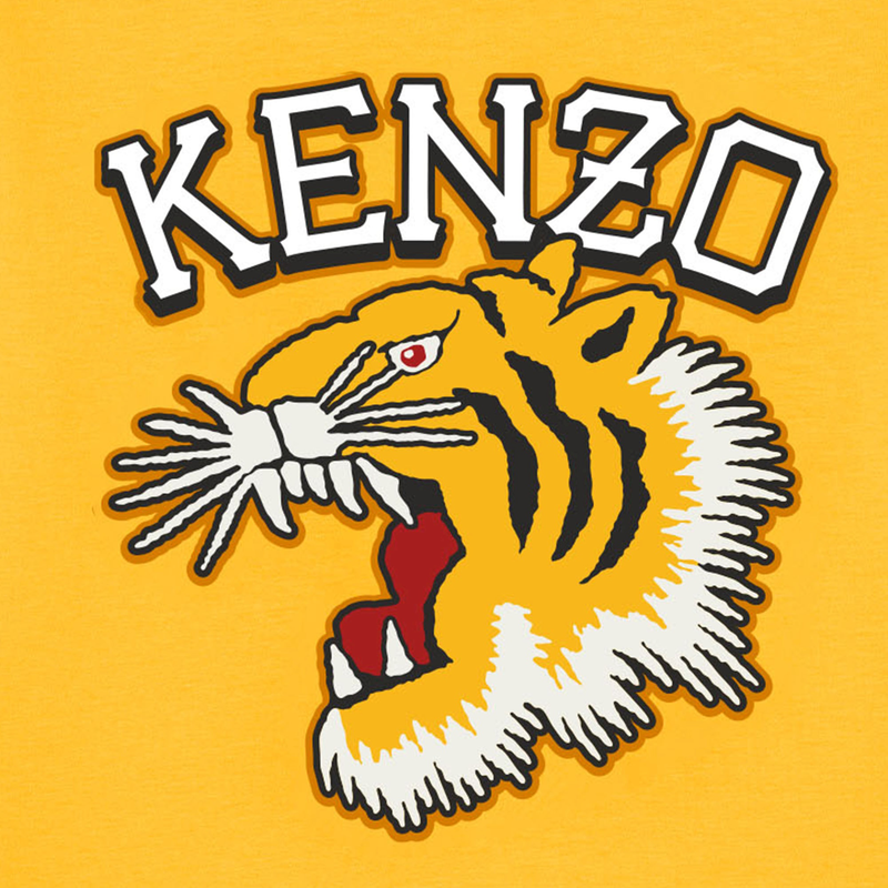 Printed Cotton Dress KENZO KIDS 
                    GIRL