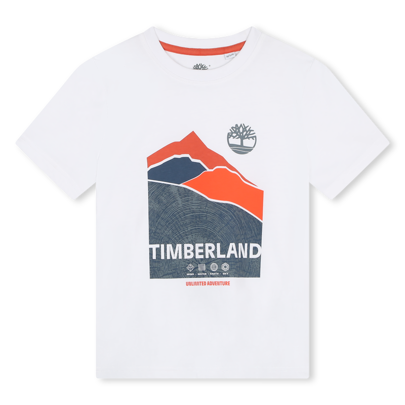 Short-Sleeved Cotton T-Shirt TIMBERLAND 
                    BOY