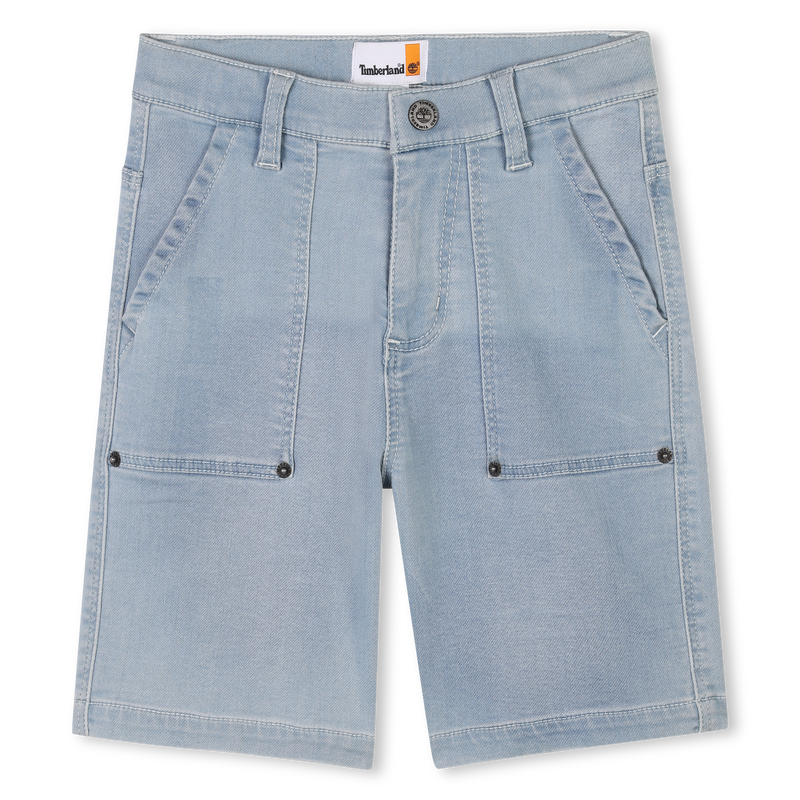 Stretch denim Bermuda shorts TIMBERLAND 
                    BOY