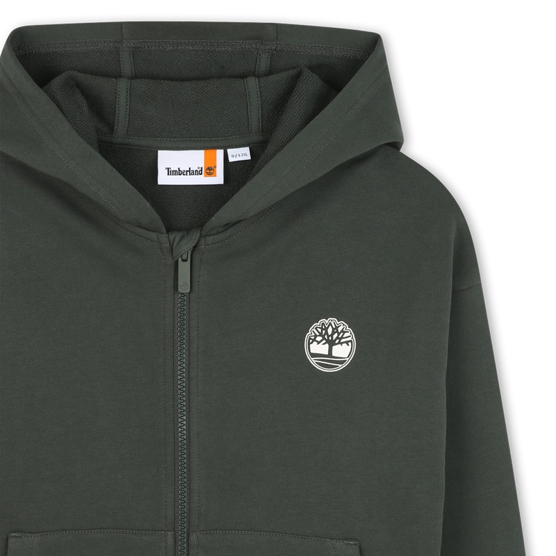 Hooded jogging cardigan TIMBERLAND 
                    BOY
