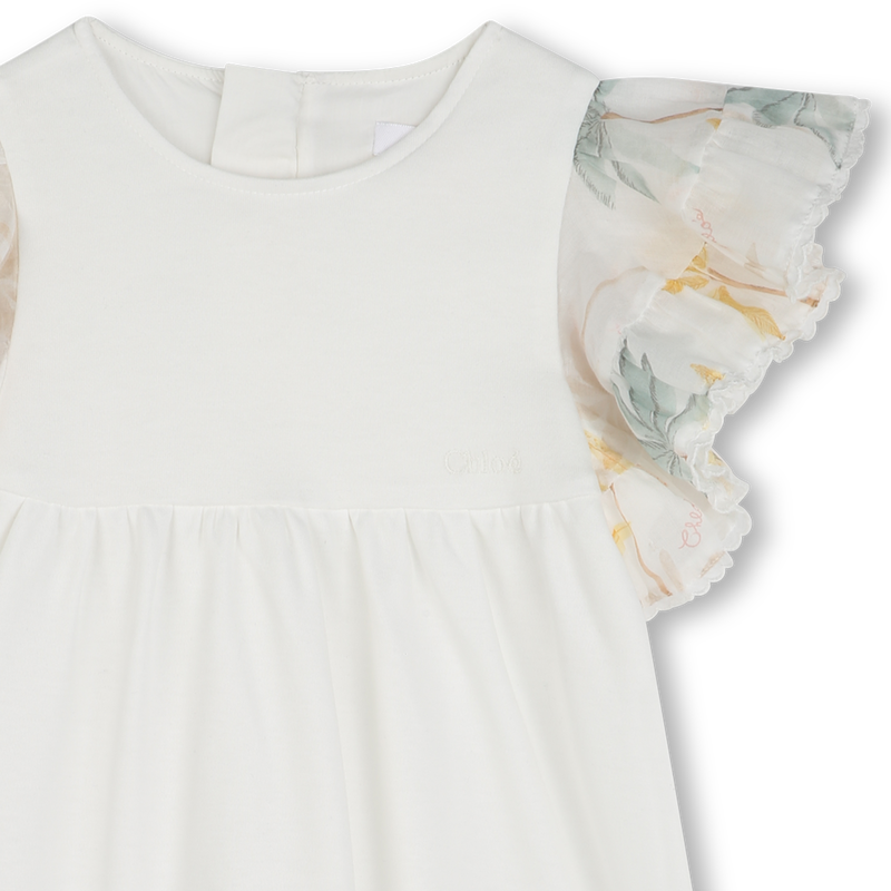 Dress with ruffled sleeves CHLOE 
                    GIRL