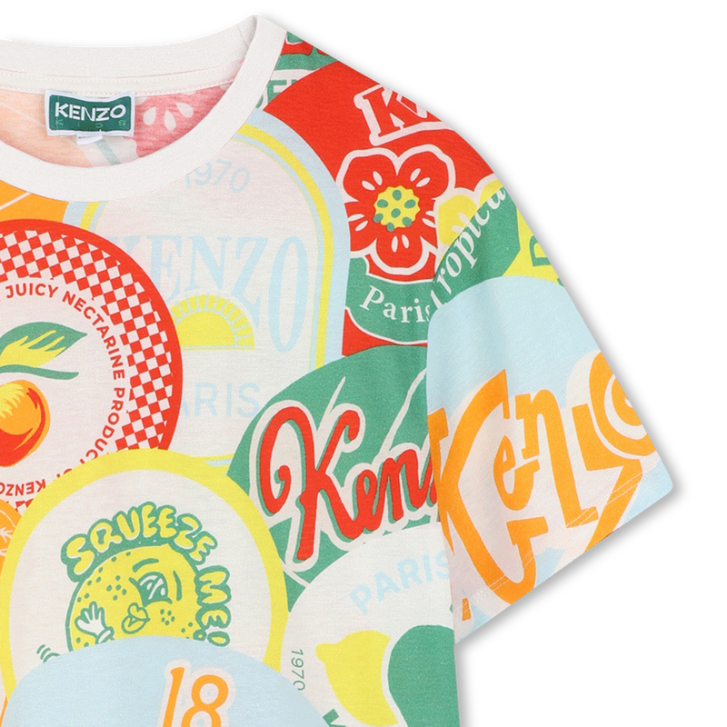 Multicolor print dress KENZO KIDS 
                    GIRL