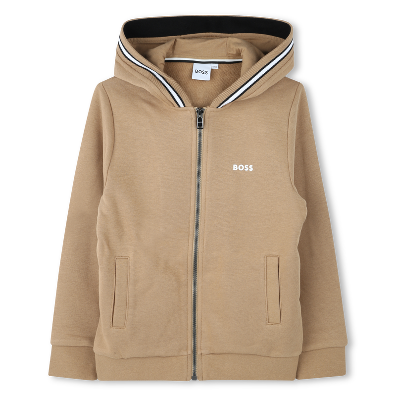 Hooded Zip-Up Cardigan BOSS 
                    BOY
