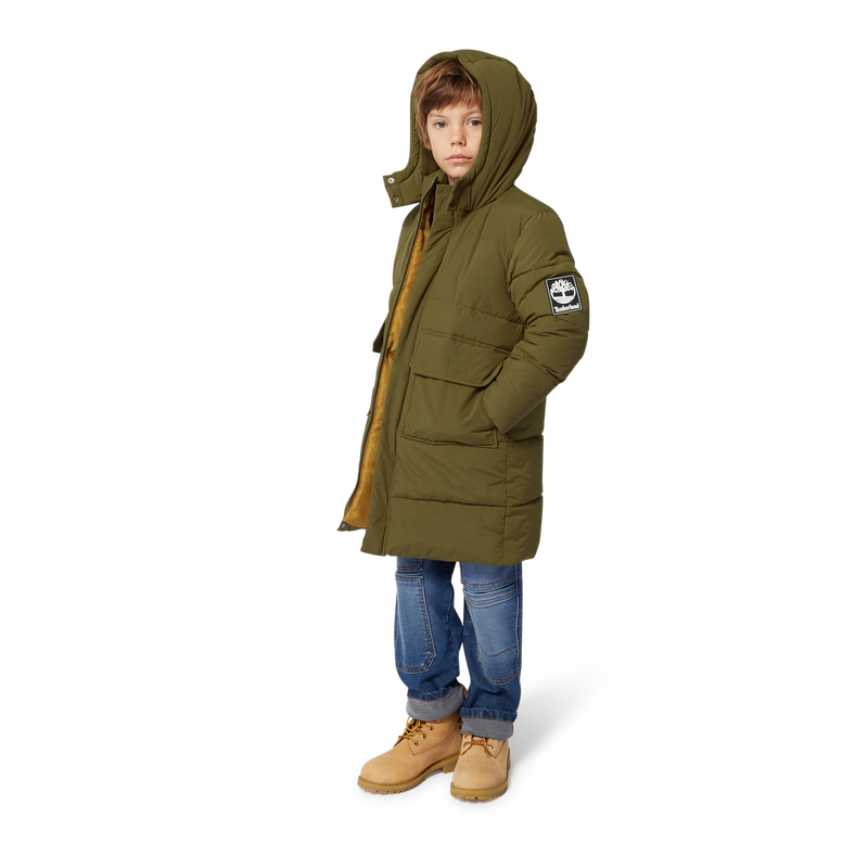 Hooded Water-Repellent Parka TIMBERLAND 
                    BOY