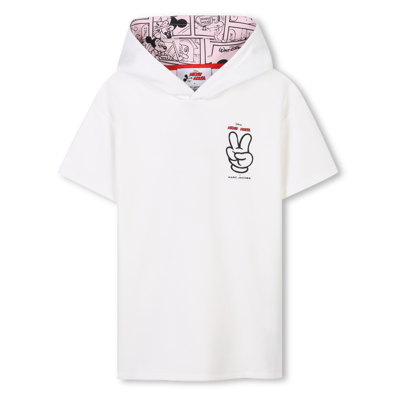 Hooded cotton dress THE MARC JACOBS 
                    GIRL