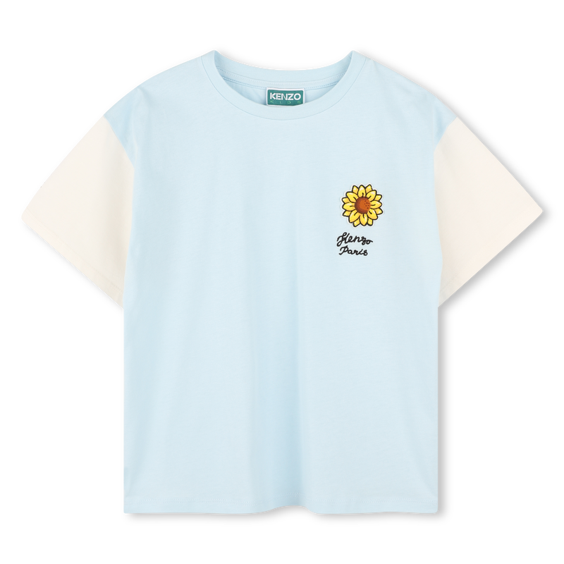 T-shirt with contrast sleeves KENZO KIDS 
                    BOY