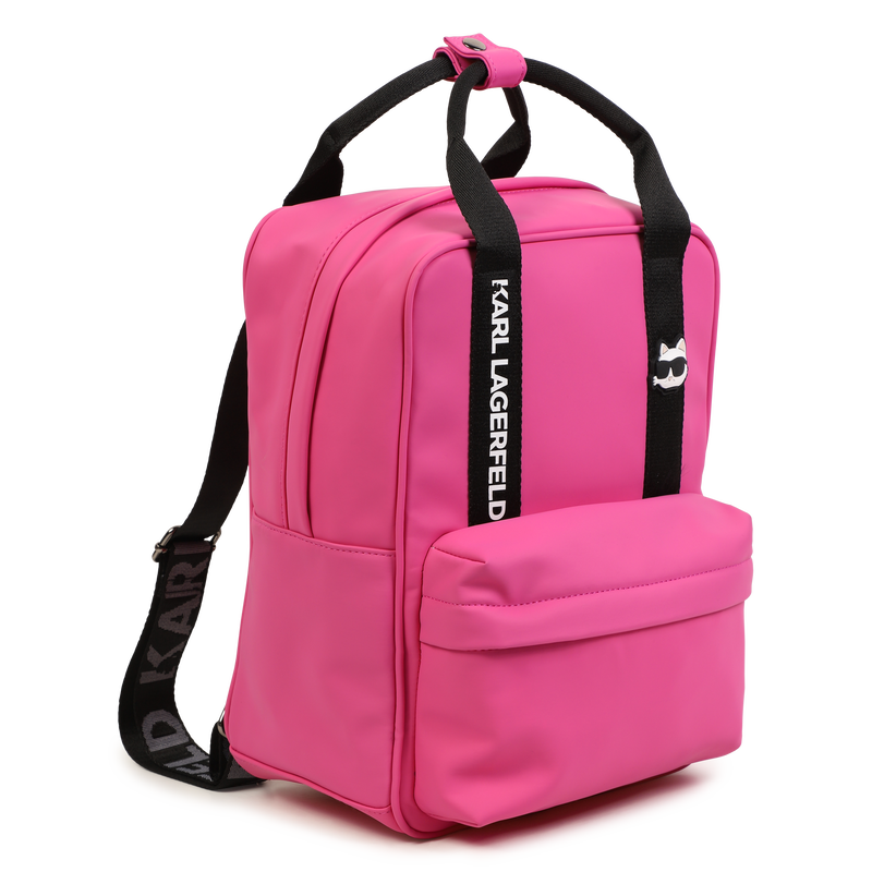 Backpack with double handles KARL LAGERFELD KIDS 
                    GIRL
